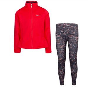 Girls Nike 2 pc. Set Peplum-Hem Jacket & Leggings
